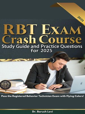 cover image of RBT Exam Crash Course Study Guide and Practice Questions for 2025